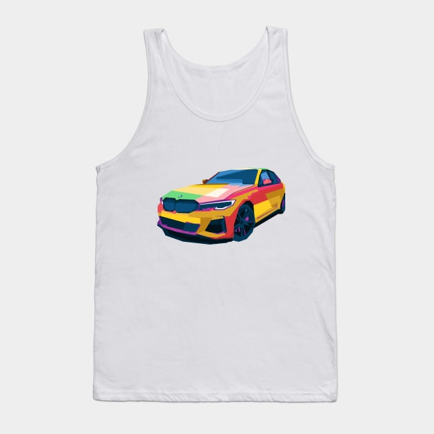 BMW Colorful Tank Top by Shuriken